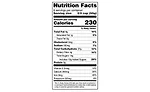 Nutrition Facts Label