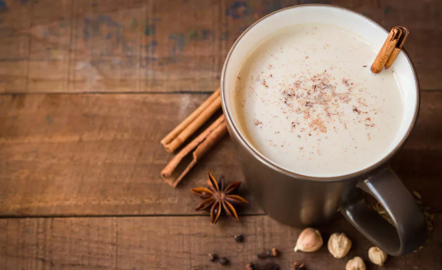 Hot Beverage With Kancor's TastyKan Tea Masala multi-spice flavor block