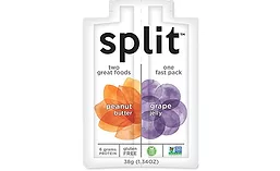 Split Side-By-Side PB&J Snack Pack