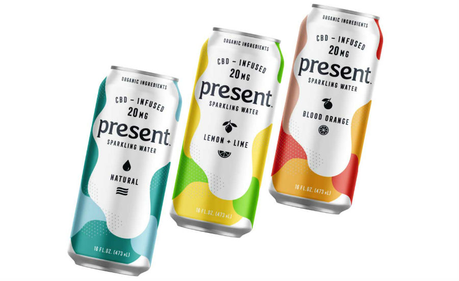 Present CBD-Infused Sparkling Water