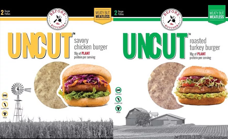 Before the Butcher 100% Plant-Based Chicken and Turkey Burgers