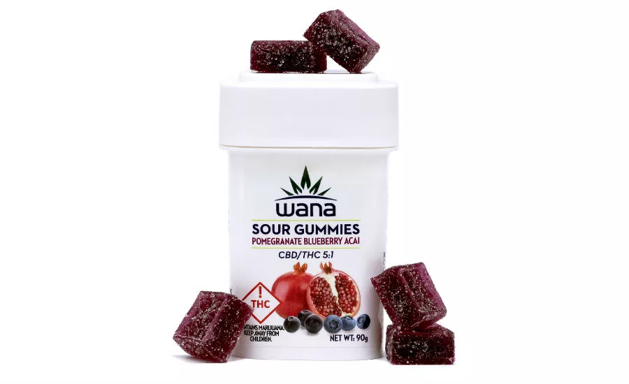 Wana Pomegranate Blueberry Acai Gummies