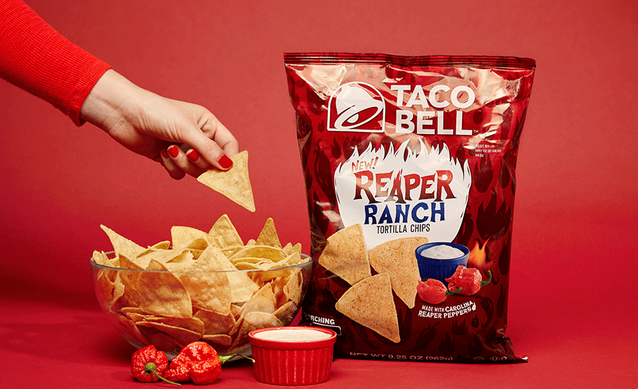 Taco Bell Reaper Ranch Tortilla Chips