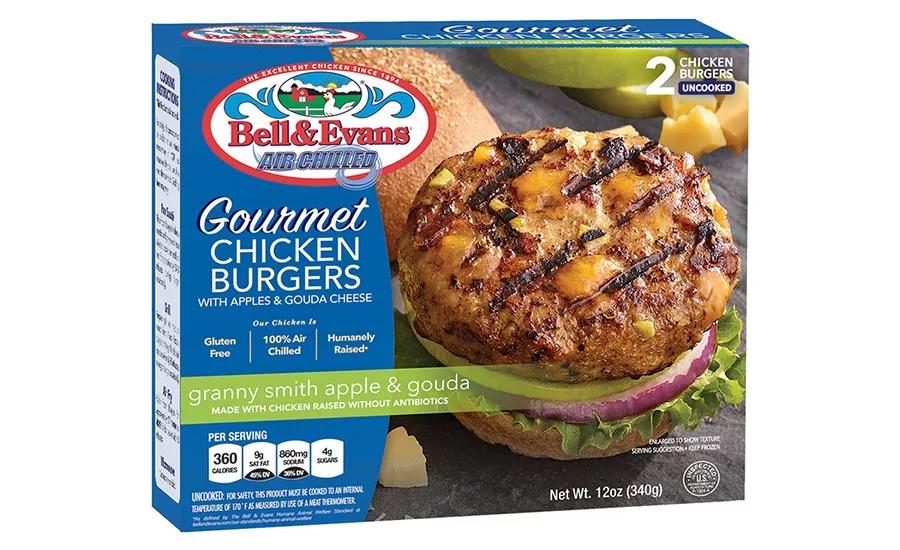 Bell & Evans Gourmet Chicken Burgers