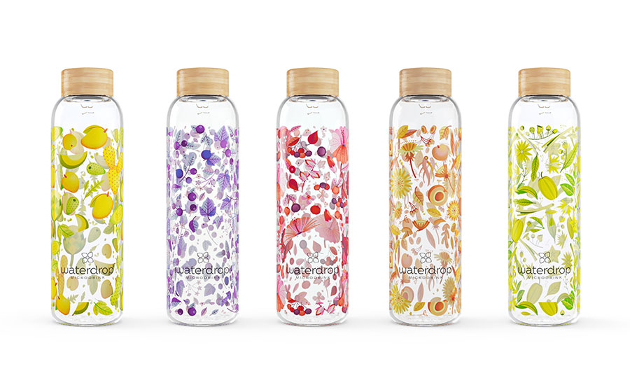 waterdrop Glass Water Bottle - Piccantino Online Shop International