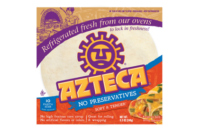 Azteca flour tortilla, clean label